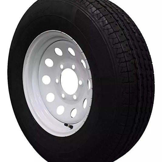 (Set of 2) Antego Tire and Wheel 225/75R15 Trailer Tire – Reinforced 10-Ply-Ply Design, 15.0-Inch Rim – Built for Long-Distance Hauling & Stability | A15604520116110ST22575R15-B2