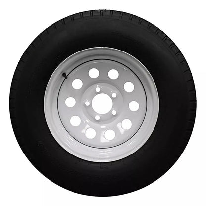 (Single Assembly) Antego Tire and Wheel 225/75D15 Highway Terrain Trailer Tire & Wheel – 15.0-Inch Pre-Mounted Rim, 8-Ply-Ply Build, Perfect for Utility & Cargo Use | A15604510116208ST22575D15