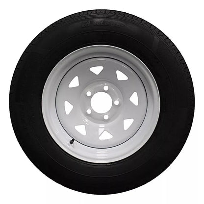 (Single Assembly) Antego Tire and Wheel  205/75R15 Highway Terrain Assembly – Optimized for High Load Performance, 15.0-Inch Rim, Load 107.0, Speed M | A15604500116108ST20575R15