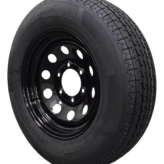 (Set of 2) Antego Tire and Wheel Heavy-Duty 205/75R15 Highway Terrain – 8-Ply-Ply, 15.0-Inch Wheel, Designed for Secure & Stable Towing | A15604520096108ST20575R15-B2