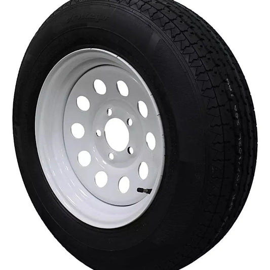 (Set of 2) Antego Tire and Wheel  205/75R15 Highway Terrain – 15.0-Inch Rim, 6-Ply-Ply Strength, Load 101.0, Speed M – Heavy-Duty Trailer Tire | A15604510116108ST20575R15-B2
