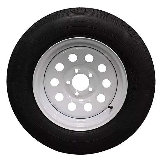 (Set of 4) Antego Tire and Wheel 205/75R15 Trailer Tire – Reinforced 6-Ply-Ply Design, 15.0-Inch Rim – Built for Long-Distance Hauling & Stability | A15604510116108ST20575R15-B4