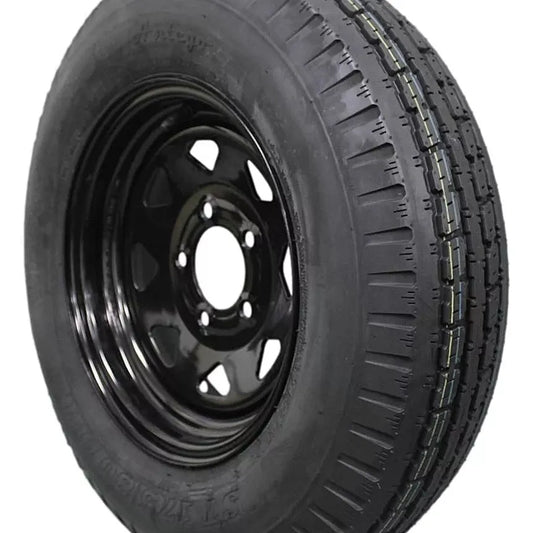 (Set of 2) Antego Tire and Wheel  175/80D13 Highway Terrain – 13.0-Inch Rim, 6-Ply-Ply Strength, Load 91.0, Speed M – Heavy-Duty Trailer Tire | A130454510096206ST17580D13-B2
