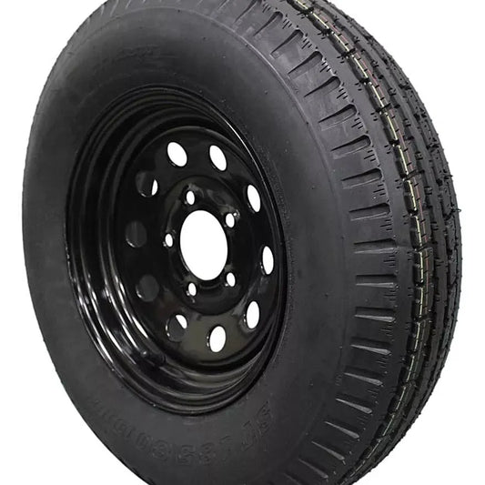 (Set of 2) Antego Tire and Wheel  185/80D13 Highway Terrain – 13.0-Inch Rim, 8-Ply-Ply Strength, Load 94.0, Speed M – Heavy-Duty Trailer Tire | A130454500096206ST18580D13-B2