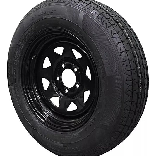(Set of 2) Antego Tire and Wheel  205/75R15 Highway Terrain Assembly – Optimized for High Load Performance, 15.0-Inch Rim, Load 107.0, Speed M | A15604500096108ST20575R15-B2