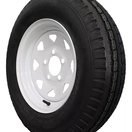 (Set of 2) Antego Tire and Wheel  175/80D13 Highway Terrain – 13.0-Inch Rim, 6-Ply-Ply Strength, Load 91.0, Speed M – Heavy-Duty Trailer Tire | A130454510116206ST17580D13-B2