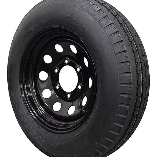 (Set of 2) Antego Tire and Wheel 205/75D15 Trailer Tire – Reinforced 6-Ply-Ply Design, 15.0-Inch Rim – Built for Long-Distance Hauling & Stability | A15604520096206ST20575D15-B2