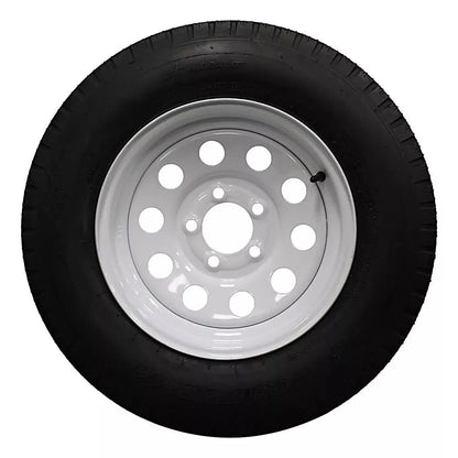 (Single Assembly) Antego Tire and Wheel 205/75D14 Trailer Tire – Reinforced 6-Ply-Ply Design, 14.0-Inch Rim – Built for Long-Distance Hauling & Stability | A140554010116206ST20575D14