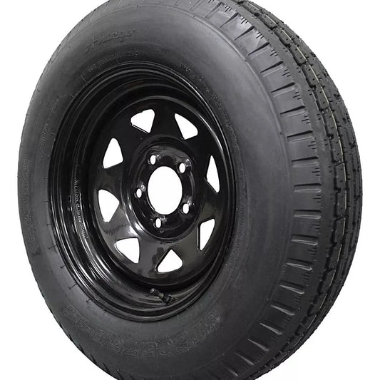 (Set of 4) Antego Tire and Wheel  205/75D15 Highway Terrain Assembly – Optimized for High Load Performance, 15.0-Inch Rim, Load 101.0, Speed M | A15604500096206ST20575D15-B4