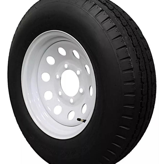 (Single Assembly) Antego Tire and Wheel  225/75D15 Highway Terrain – 15.0-Inch Rim, 8-Ply-Ply Strength, Load 113.0, Speed M – Heavy-Duty Trailer Tire | A15604520116208ST22575D15