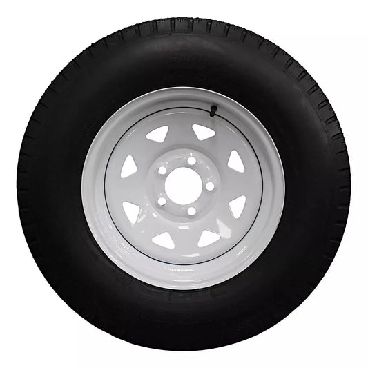 (Set of 2) Antego Tire and Wheel 225/75D15 Trailer Tire – Reinforced 8-Ply-Ply Design, 15.0-Inch Rim – Built for Long-Distance Hauling & Stability | A15604500116208ST22575D15-B2