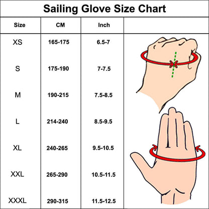 Sailing Gloves All Cut Fingers Glove Blue Green Amara Leather