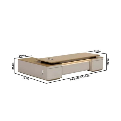 Halsey · Modern L-Shaped Executive Desk