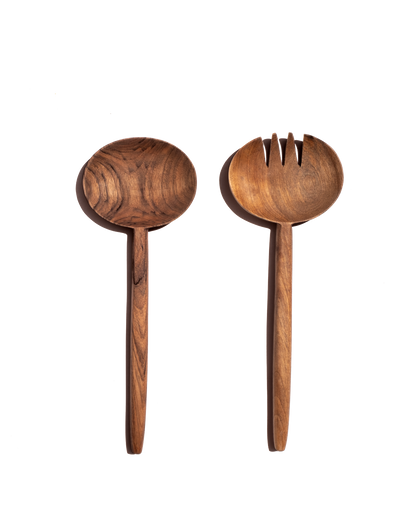 Oval Salad Set Spoons