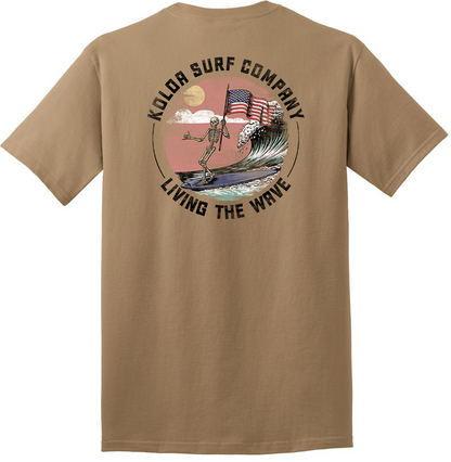 Koloa American Skeleton Heavyweight T-Shirt