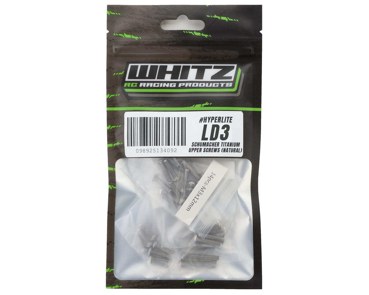 Schumacher LD3 HyperLite Ti Upper Screw Kit