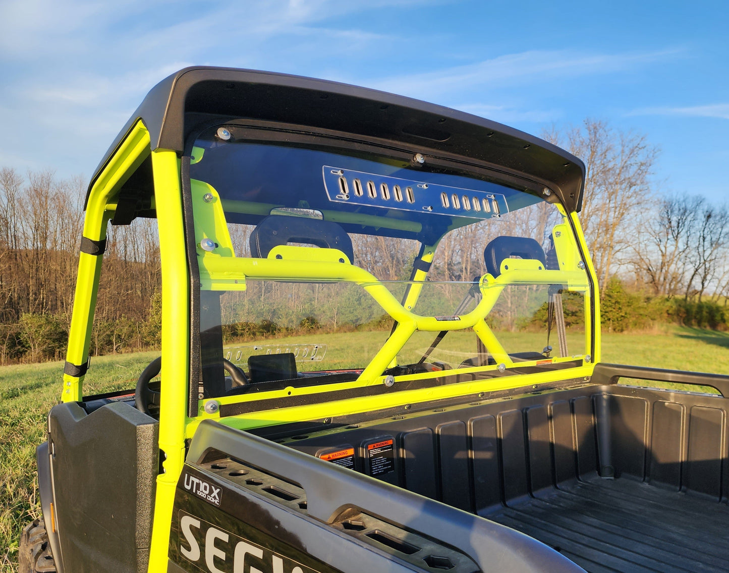 Segway UT10 - 1 Pc Lexan Back Panel FITS ONLY THE 2 DOOR MODEL!