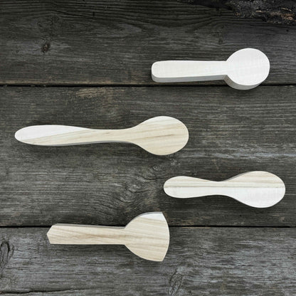 Set of 12 Linden Wood Spoon Carving Blanks