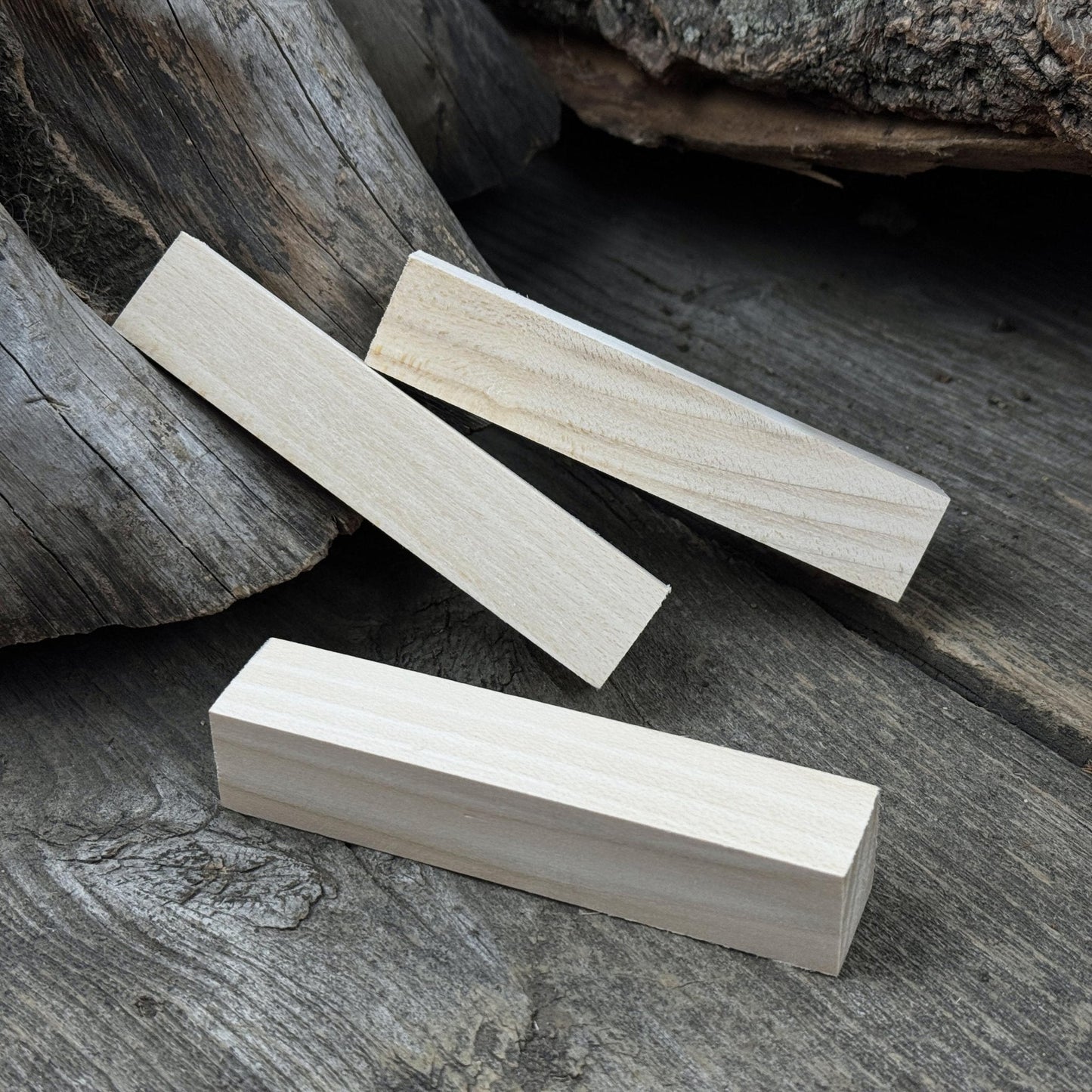 Set of 6 Linden Wood Carving Blanks, 10 x 2 x 2 cm (3.94 x 0.79 x 0.79 in)