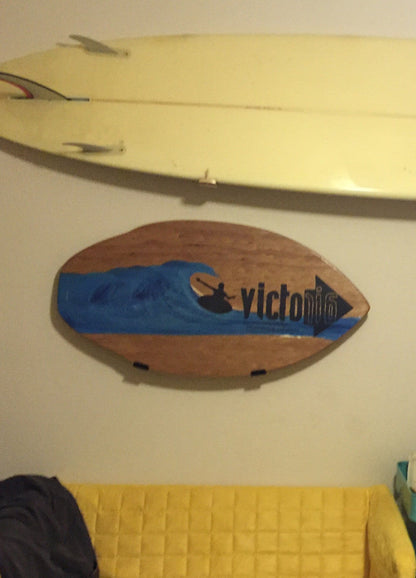 Palm Bay Minimalist Skimboard Display Rack | Holds 30 lbs