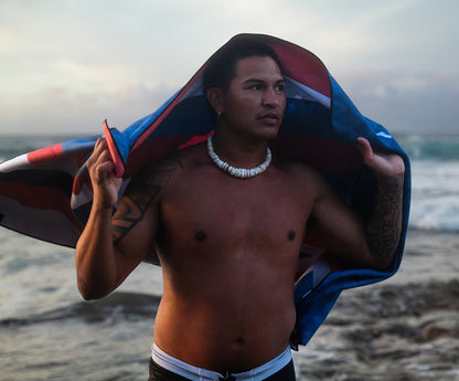 Hawaiian Flag Anywhere Towel (Ka Hae Hawai'i)