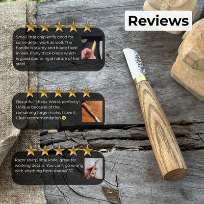 Small Chip Carving Knife, 4 cm (1.57 inches)