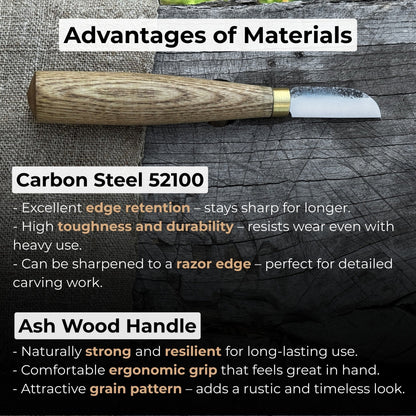 Small Chip Carving Knife, 4 cm (1.57 inches)