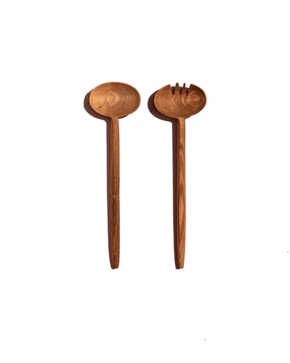 Oval Salad Set Spoons