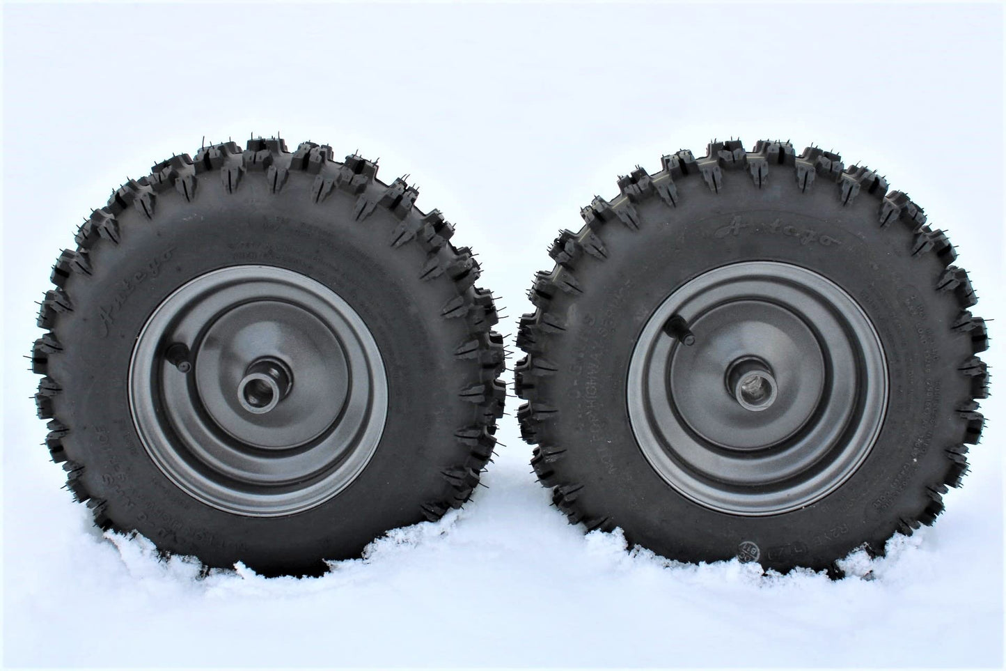 13x4.10-6 Tire Wheel Assembly with Non-Directional Snow Tire (Set of 2)  Ariens 07101238