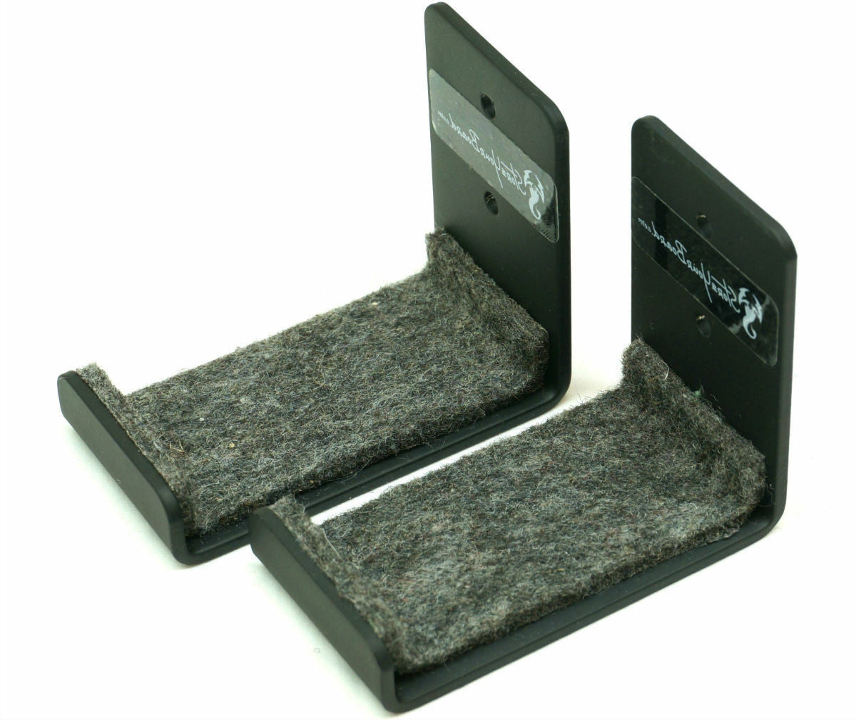 3.75" x 2" Minimalist Wall Hooks | Small | 2-Pack | Holds 50 lbs