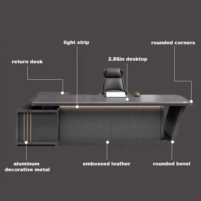 Sterling · Modern Executive L-Shaped Desk