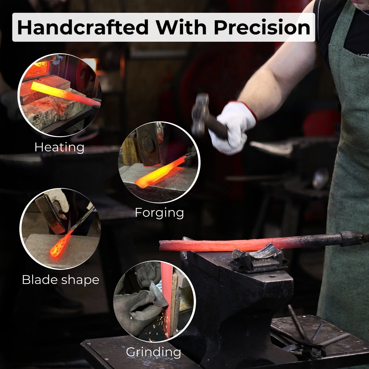 Straight Gouge (Rounded Chisel), 10 - 45 mm (0.4 - 1.8 inches)