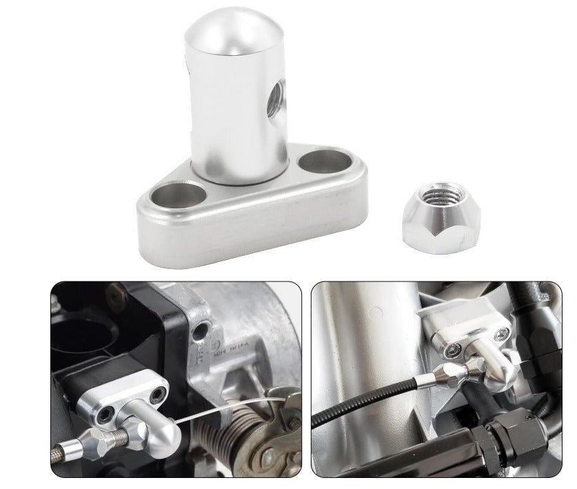 Billet LS1 Throttle Cable Bracket for GM Throttle Body with 3" Linkage Cam