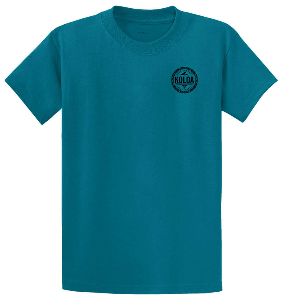 Koloa Wave and Palm Tree Heavyweight T-Shirt