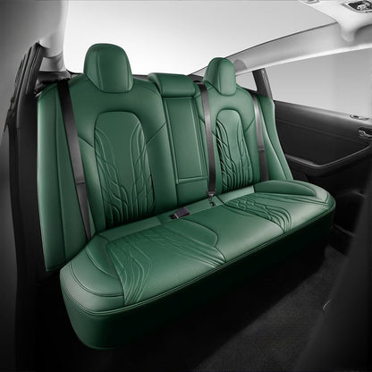 TESERY Nappa Leather Seat Covers for Model 3 Highland & Model Y Juniper