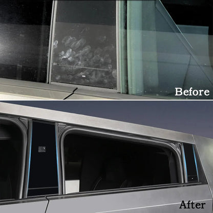 Tesla Cybertruck B & C Pillars & Door Buttons Wrap