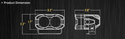 Tesla Cybertruck Bumper Light Pods