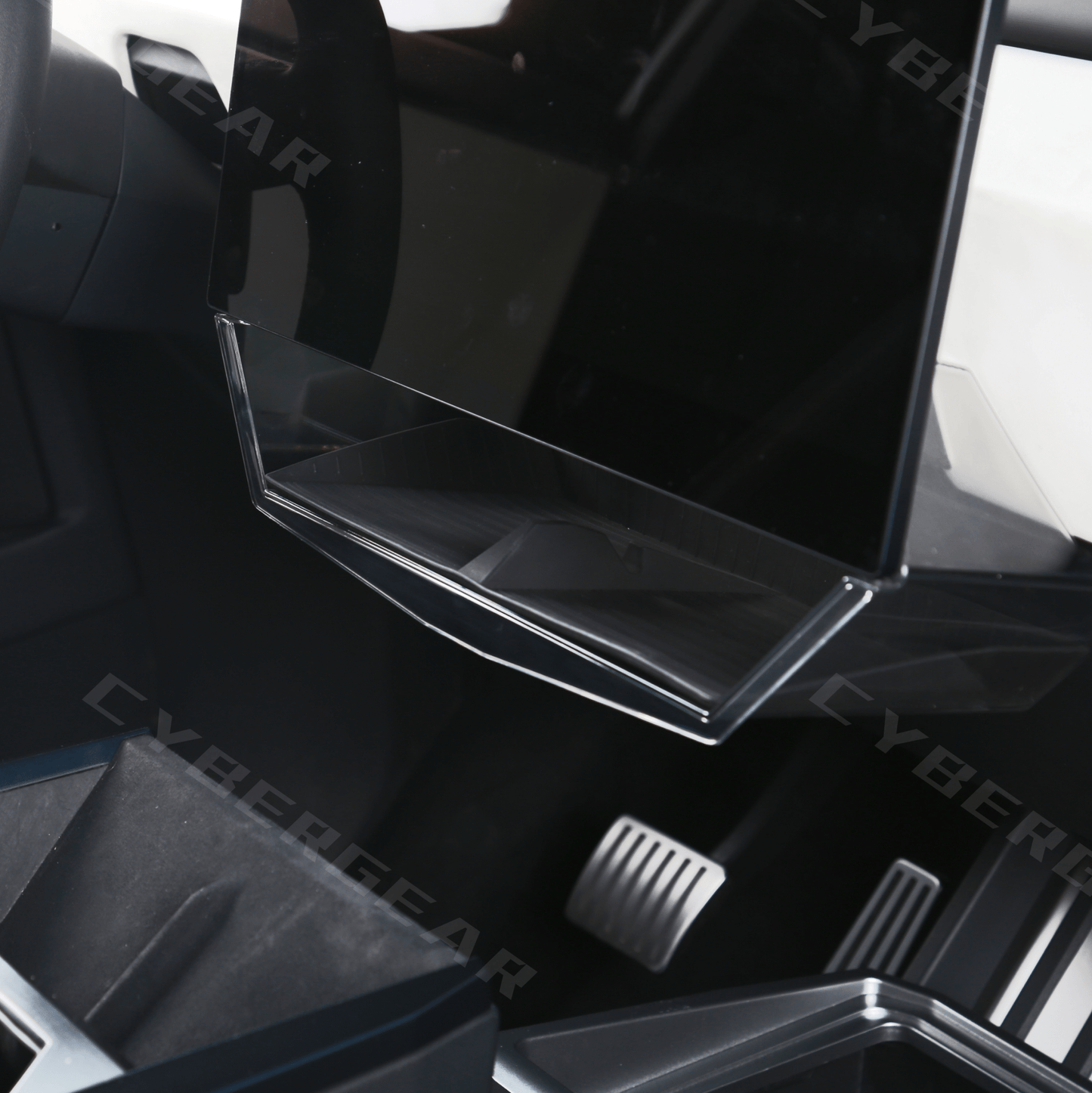 Tesla Cybertruck Under Screen Storage Organizer Upgrade Version