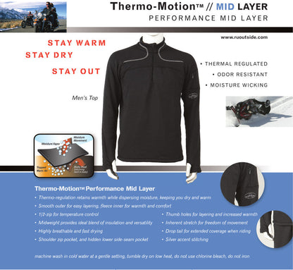 R.U. Outside Thermo-Motion™ Half-Zip Fleece Top for Women