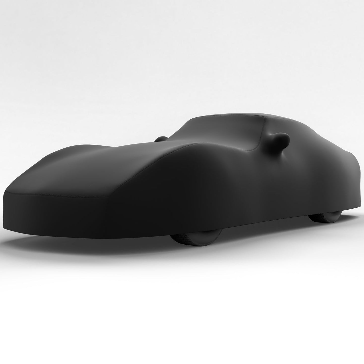Black Satin BL - Black Car Cover for Chevrolet Corvette 1969 Convertible 2-Door