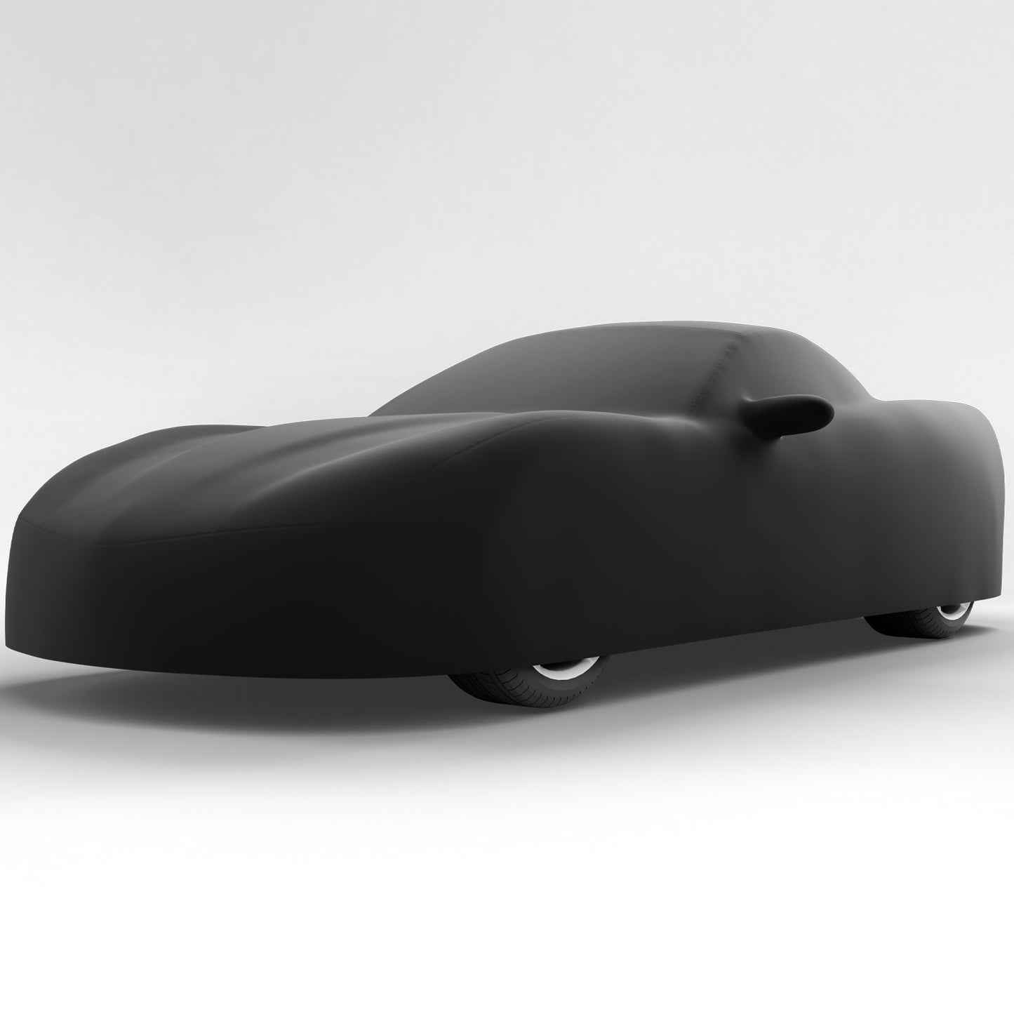 Black Satin BL - Black Car Cover for Chevrolet Corvette Grand Sport 2012 Coupe 2-Door