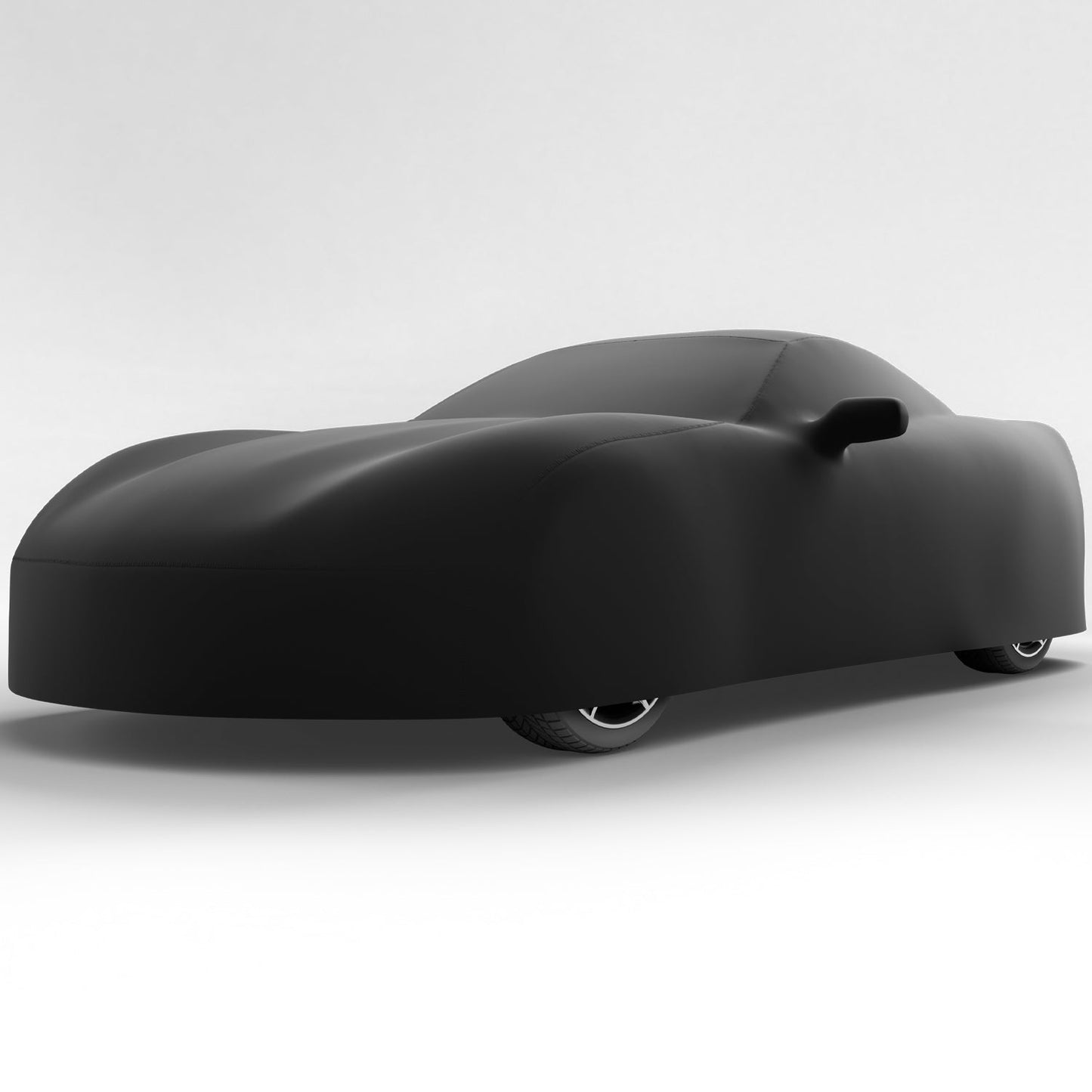 Black Satin BL - Black Car Cover for Chevrolet Corvette Z06 2015 Convertible 2-Door