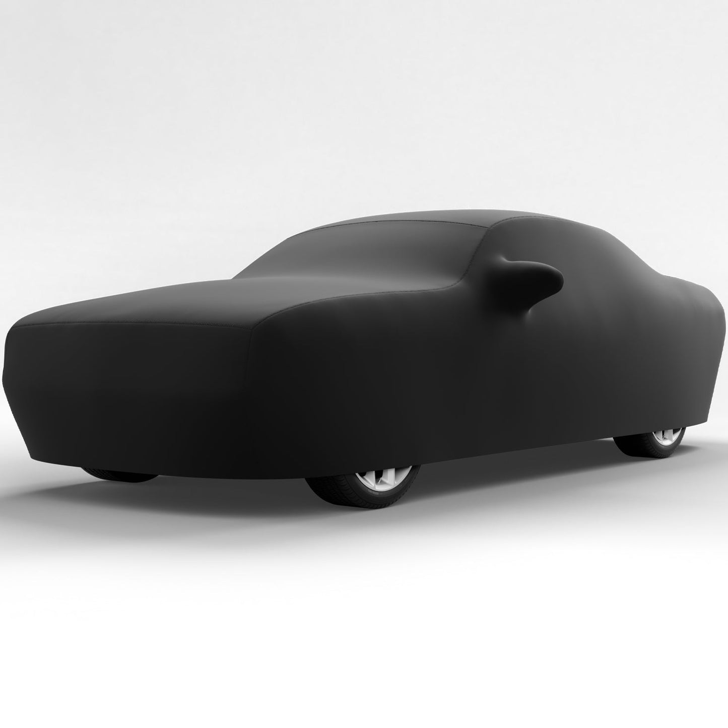 Black Satin BL - Black Car Cover for Dodge Challenger 2019 Coupe 2-Door with Widebody