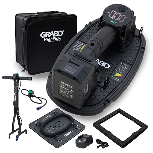 GRABO HighFlow Cordless Suction Gripster for Porous Pavers, 242 lb