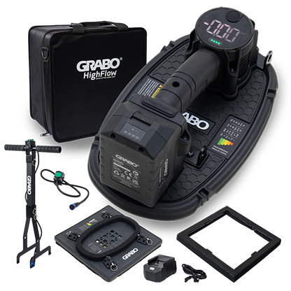 GRABO HighFlow Cordless Suction Gripster for Porous Pavers, 242 lb