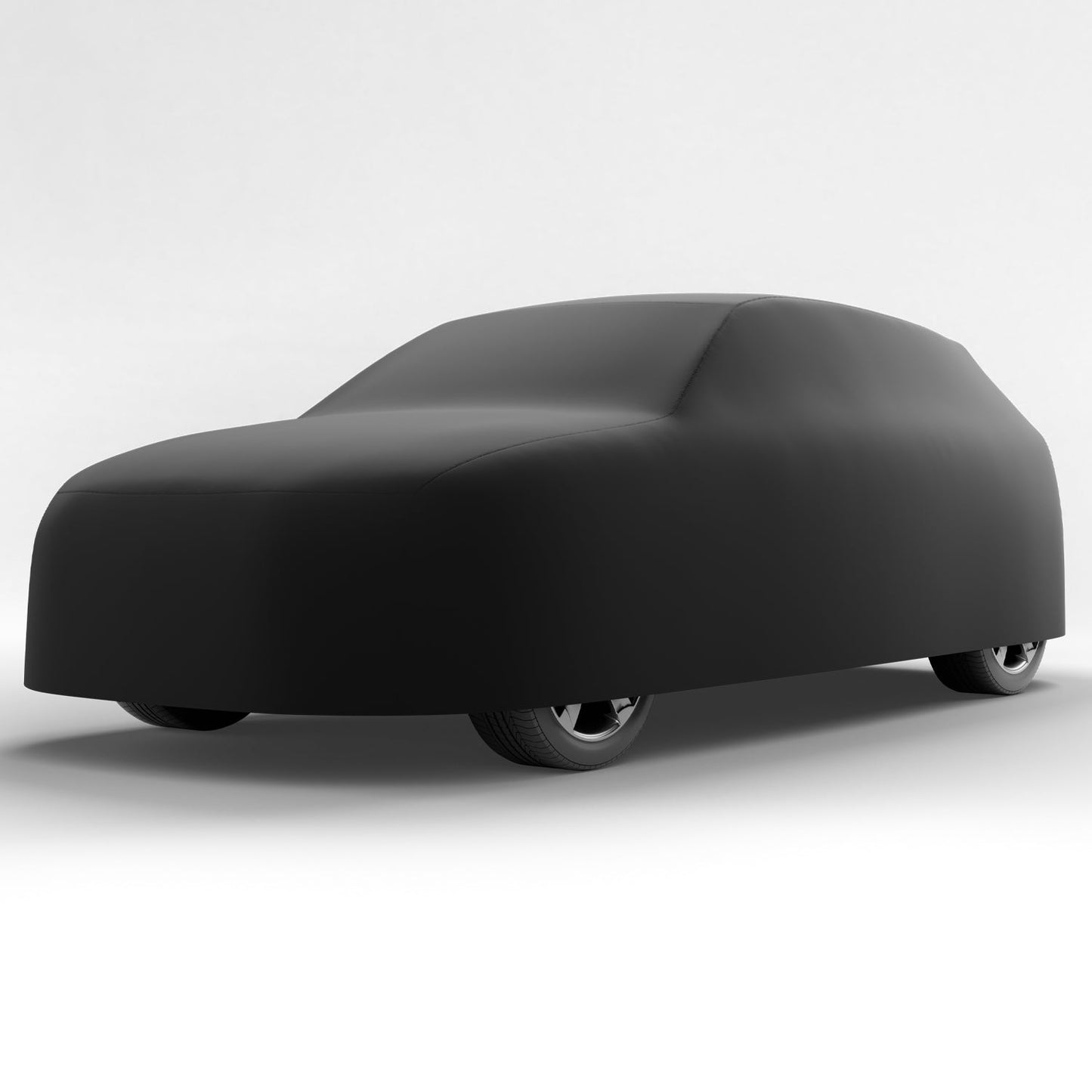 Black Satin BL - Black Car Cover for Honda Civic 1979 Wagon 2-Door