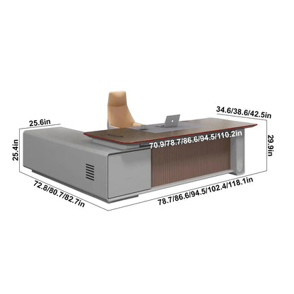 Myer · Modern Executive L-Shaped Desk