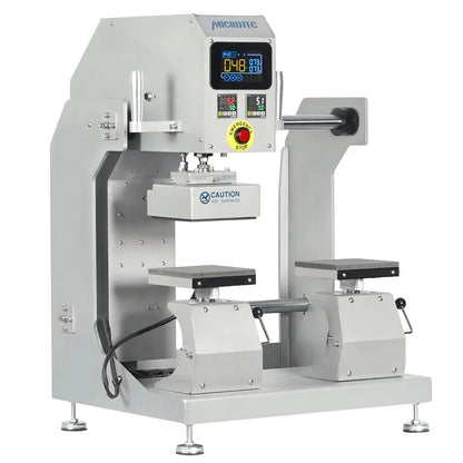 TITAN Double Station Dual Heat Pneumatic Dual Heat Cap & Label Combo Heat Press