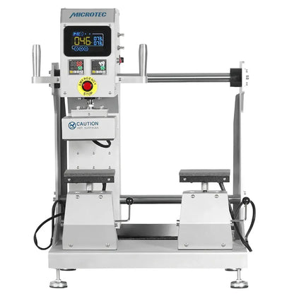 TITAN Double Station Dual Heat Pneumatic Dual Heat Cap & Label Combo Heat Press