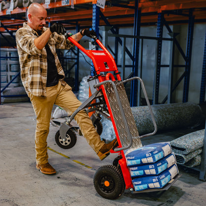 Electric Dolly Cart Hand Truck 570 lbs Capacity for Warehouses Shops & Material Handling